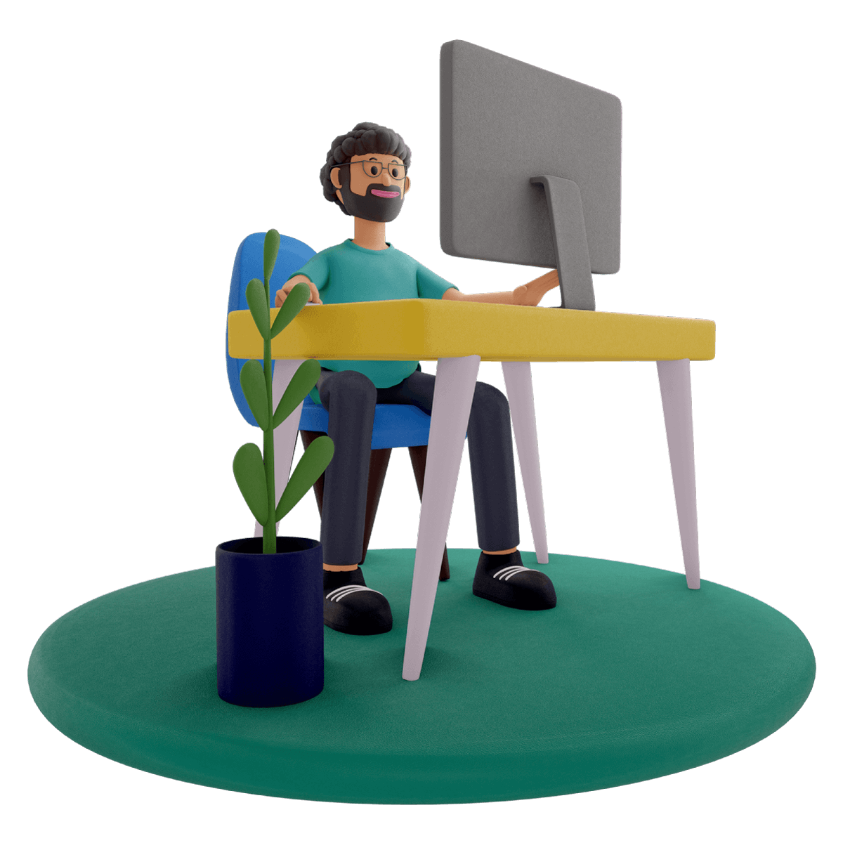 Working On Illustration